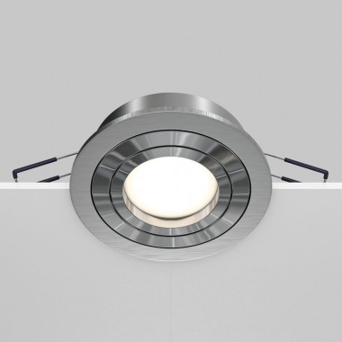 Встраиваемый светильник Maytoni Technical Atom DL023-2-01S, корпус: серебро, GU10