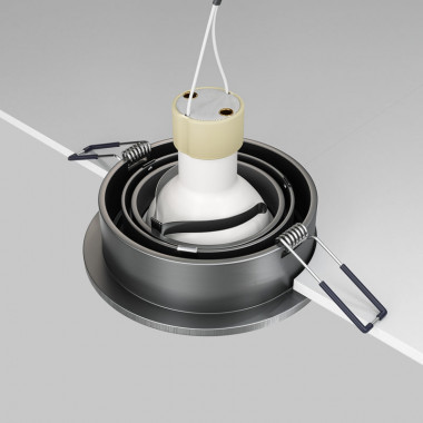 Встраиваемый светильник Maytoni Technical Atom DL023-2-01S, корпус: серебро, GU10