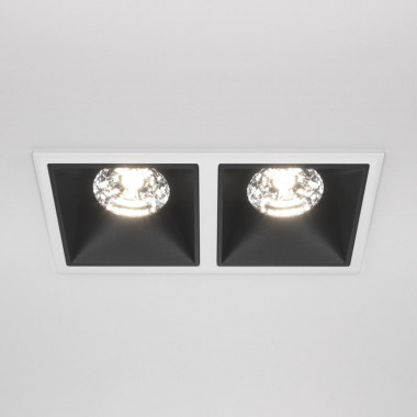 Встраиваемый светильник Maytoni Technical Alfa LED DL043-02-15W4K-SQ-WB, корпус: чёрный