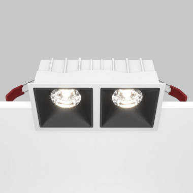 Встраиваемый светильник Maytoni Technical Alfa LED DL043-02-15W4K-SQ-WB, корпус: чёрный