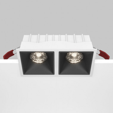 Встраиваемый светильник Maytoni Technical Alfa LED DL043-02-15W4K-SQ-WB, корпус: чёрный