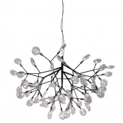 Подвесной светильник Crystal Lux EVITA SP63 BLACK/TRANSPARENT, цвет: чёрный, 63×G4
