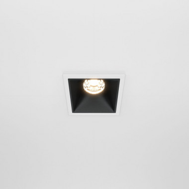 Встраиваемый светильник Maytoni Technical Alfa LED DL043-01-10W3K-SQ-WB, корпус: чёрный