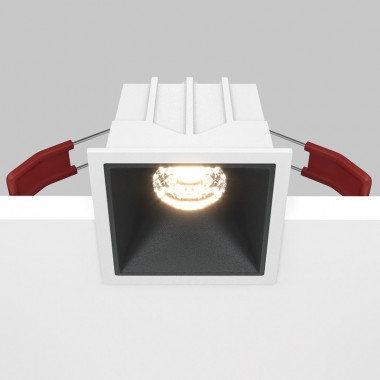 Встраиваемый светильник Maytoni Technical Alfa LED DL043-01-10W3K-SQ-WB, корпус: чёрный