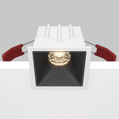 Встраиваемый светильник Maytoni Technical Alfa LED DL043-01-10W3K-SQ-WB, корпус: чёрный