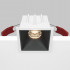Встраиваемый светильник Maytoni Technical Alfa LED DL043-01-10W3K-SQ-WB, корпус: чёрный