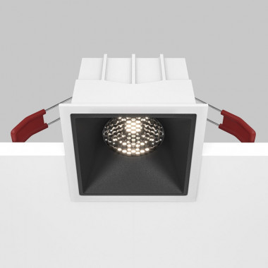 Встраиваемый светильник Maytoni Technical Alfa LED DL043-01-15W4K-D-SQ-WB, корпус: чёрный