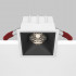 Встраиваемый светильник Maytoni Technical Alfa LED DL043-01-15W4K-D-SQ-WB, корпус: чёрный