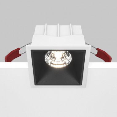Встраиваемый светильник Maytoni Technical Alfa LED DL043-01-15W4K-D-SQ-WB, корпус: чёрный