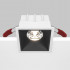 Встраиваемый светильник Maytoni Technical Alfa LED DL043-01-15W4K-D-SQ-WB, корпус: чёрный