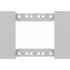 Декоративная рамка 3 модуля итал.стандарт, серый