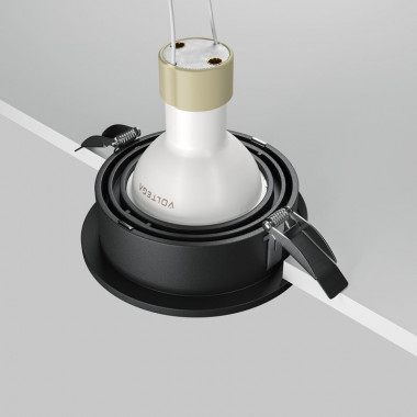 Встраиваемый светильник Maytoni Technical Atom DL113-GU10-01-RD-B, корпус: чёрный, GU10