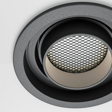 Встраиваемый светильник Maytoni Technical Atom DL113-GU10-01-RD-B, корпус: чёрный, GU10