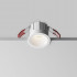 Встраиваемый светильник Maytoni Technical Alfa LED DL043-01-10W4K-RD-W-1, корпус: белый