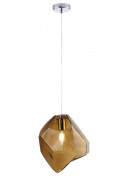 Подвесной светильник Crystal Lux NUESTRO SP1 CHROME/BROWN, цвет: хром, E14