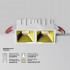 Встраиваемый светильник Maytoni Technical Alfa LED DL043-02-10W4K-SQ-W-1, корпус: белый