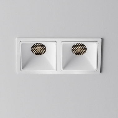 Встраиваемый светильник Maytoni Technical Alfa LED DL043-02-10W4K-SQ-W-1, корпус: белый