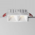 Встраиваемый светильник Maytoni Technical Alfa LED DL043-02-10W4K-SQ-W-1, корпус: белый