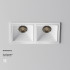 Встраиваемый светильник Maytoni Technical Alfa LED DL043-02-10W4K-SQ-W-1, корпус: белый
