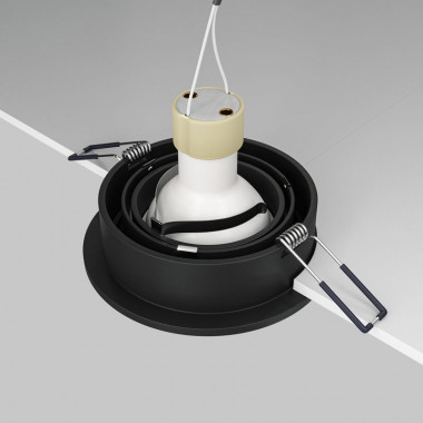 Встраиваемый светильник Maytoni Technical Atom DL023-2-01B, корпус: чёрный, GU10