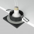 Встраиваемый светильник Maytoni Technical Stark DL083-01-GU10-SQ-B, корпус: чёрный, GU10