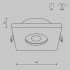 Встраиваемый светильник Maytoni Technical Stark DL083-01-GU10-SQ-B, корпус: чёрный, GU10
