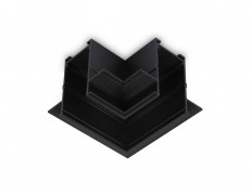 Коннектор угловой для встраиваемого шинопровода Magnetic 220VGL1040 BK черный коннектор угловой для встраиваемого шинопровода Magnetic 220V 80*80*47