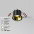Встраиваемый светильник Maytoni Technical Alfa LED DL043-01-10W3K-RD-B-1, корпус: чёрный