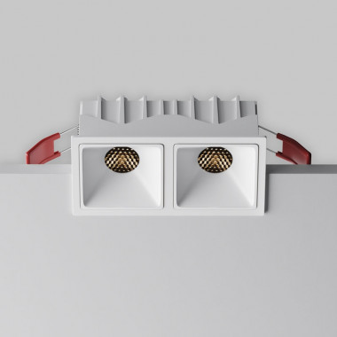 Встраиваемый светильник Maytoni Technical Alfa LED DL043-02-10W3K-SQ-W-1, корпус: белый