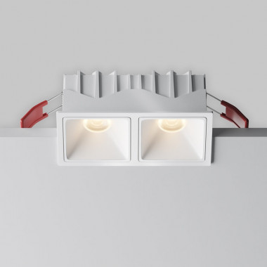 Встраиваемый светильник Maytoni Technical Alfa LED DL043-02-10W3K-SQ-W-1, корпус: белый