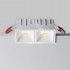 Встраиваемый светильник Maytoni Technical Alfa LED DL043-02-10W3K-SQ-W-1, корпус: белый