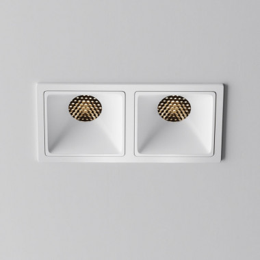 Встраиваемый светильник Maytoni Technical Alfa LED DL043-02-10W3K-SQ-W-1, корпус: белый