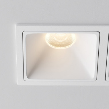 Встраиваемый светильник Maytoni Technical Alfa LED DL043-02-10W3K-SQ-W-1, корпус: белый