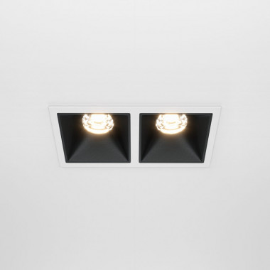 Встраиваемый светильник Maytoni Technical Alfa LED DL043-02-10W3K-D-SQ-WB, корпус: чёрный