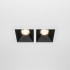 Встраиваемый светильник Maytoni Technical Alfa LED DL043-02-10W3K-D-SQ-WB, корпус: чёрный