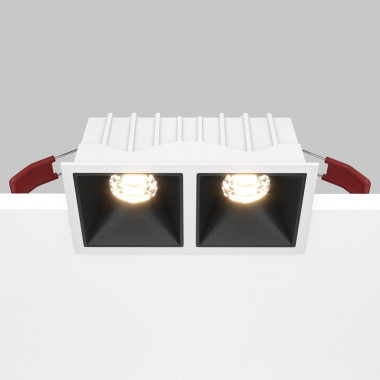 Встраиваемый светильник Maytoni Technical Alfa LED DL043-02-10W3K-D-SQ-WB, корпус: чёрный