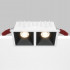 Встраиваемый светильник Maytoni Technical Alfa LED DL043-02-10W3K-D-SQ-WB, корпус: чёрный