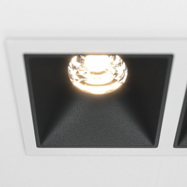 Встраиваемый светильник Maytoni Technical Alfa LED DL043-02-10W3K-D-SQ-WB, корпус: чёрный