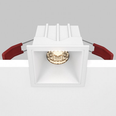 Встраиваемый светильник Maytoni Technical Alfa LED DL043-01-10W3K-SQ-W, корпус: белый