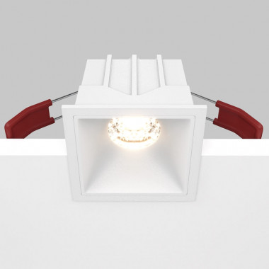 Встраиваемый светильник Maytoni Technical Alfa LED DL043-01-10W3K-SQ-W, корпус: белый