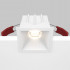 Встраиваемый светильник Maytoni Technical Alfa LED DL043-01-10W3K-SQ-W, корпус: белый
