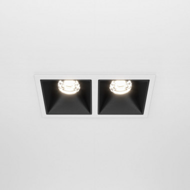 Встраиваемый светильник Maytoni Technical Alfa LED DL043-02-10W4K-D-SQ-WB, корпус: чёрный