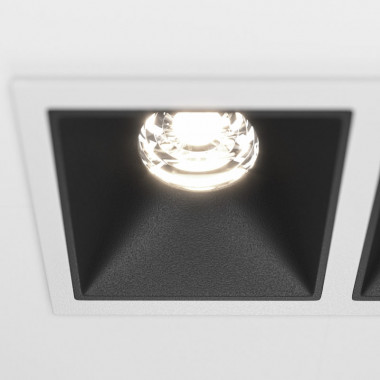Встраиваемый светильник Maytoni Technical Alfa LED DL043-02-10W4K-D-SQ-WB, корпус: чёрный