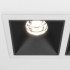 Встраиваемый светильник Maytoni Technical Alfa LED DL043-02-10W4K-D-SQ-WB, корпус: чёрный