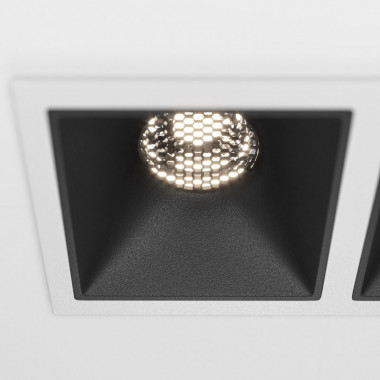 Встраиваемый светильник Maytoni Technical Alfa LED DL043-02-10W4K-D-SQ-WB, корпус: чёрный