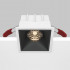 Встраиваемый светильник Maytoni Technical Alfa LED DL043-01-15W3K-D-SQ-WB, корпус: чёрный