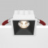 Встраиваемый светильник Maytoni Technical Alfa LED DL043-01-15W3K-D-SQ-WB, корпус: чёрный