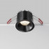 Встраиваемый светильник Maytoni Technical Alfa LED DL043-01-15W4K-RD-B-1, корпус: чёрный