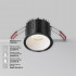 Встраиваемый светильник Maytoni Technical Alfa LED DL043-01-15W4K-RD-B-1, корпус: чёрный