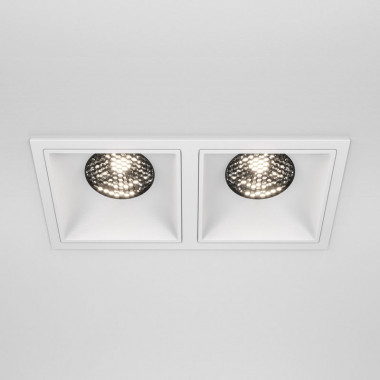 Встраиваемый светильник Maytoni Technical Alfa LED DL043-02-15W4K-SQ-W, корпус: белый